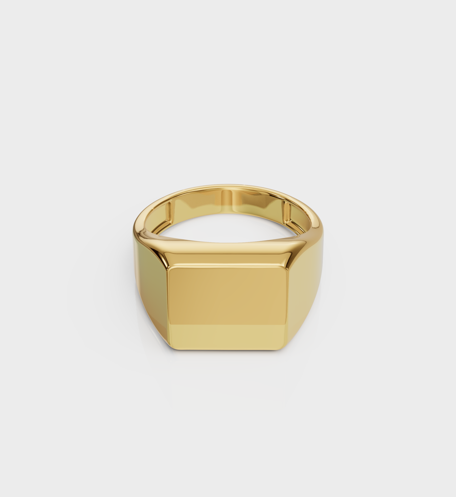 Square Signet Ring : AJJSS0087