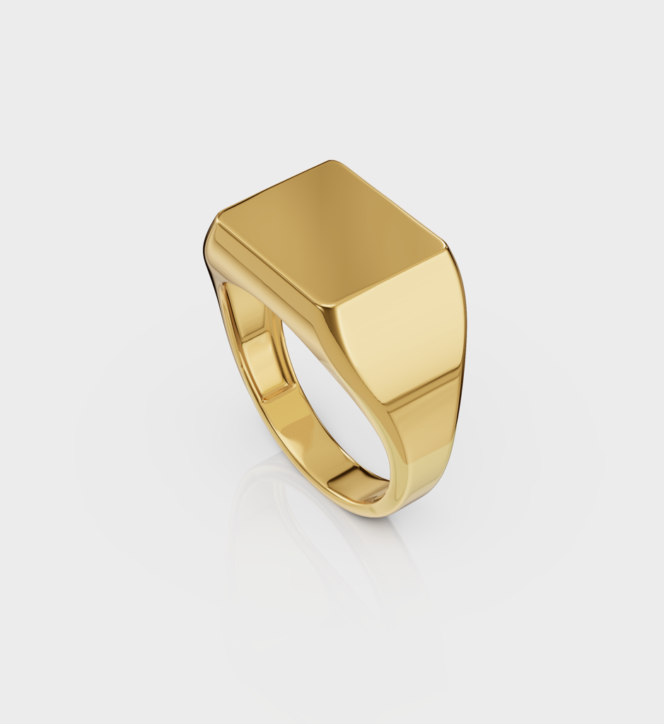 Square Signet Ring : AJJSS0087