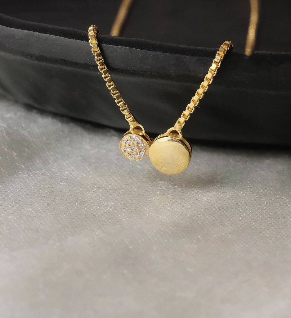 Full Sun Moon Necklace : AJJSS0140