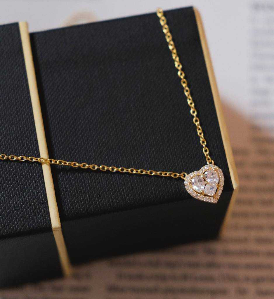 Diamond Heart Necklace : AJJSS0165