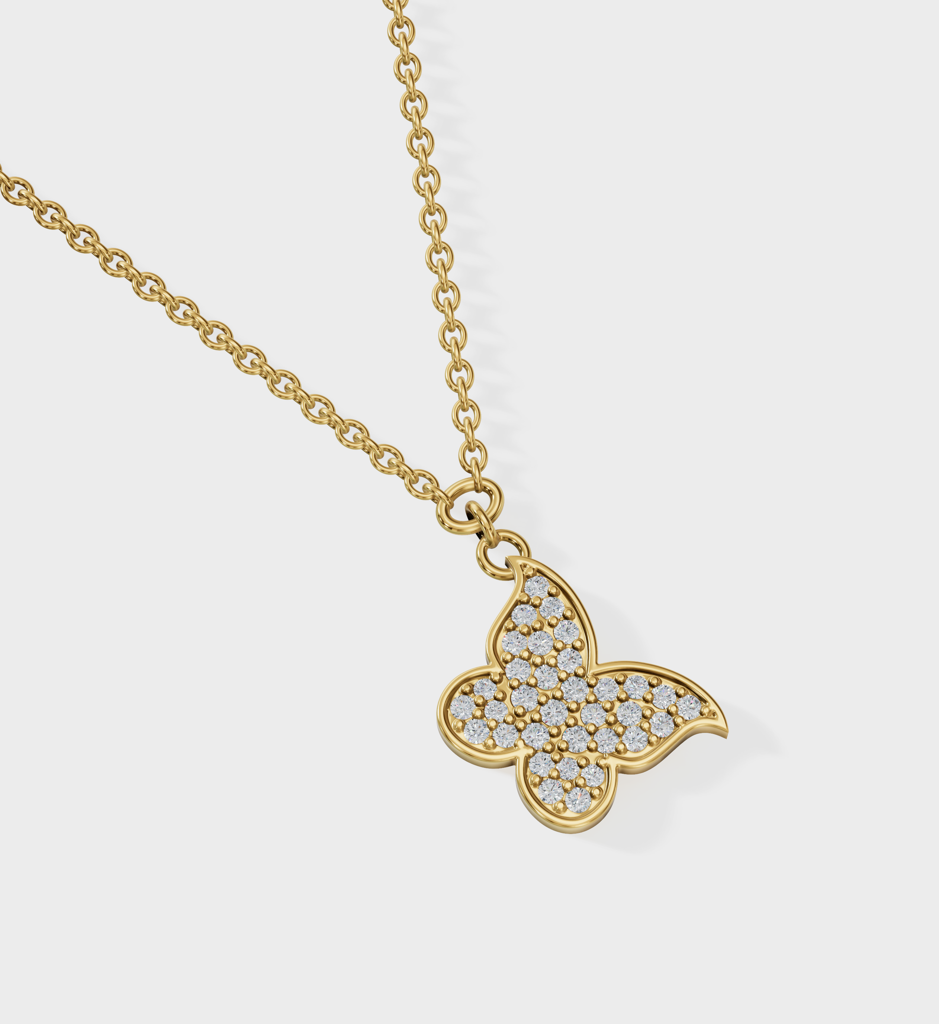 Butterfly Necklace : AJJSS0185