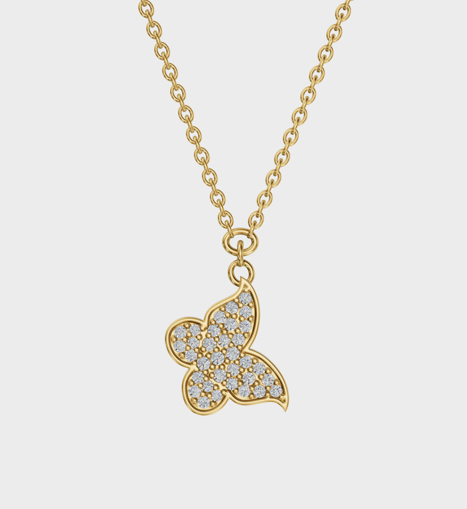 Butterfly Necklace : AJJSS0185