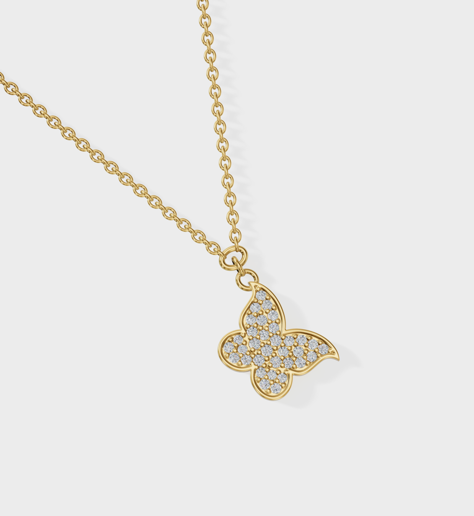 Butterfly Necklace : AJJSS0185