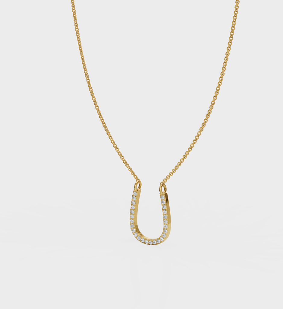 Horseshoe Necklace : AJJSS0199