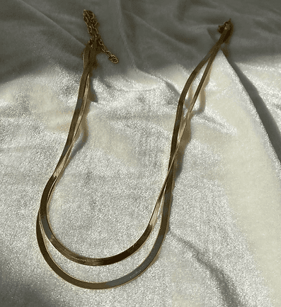 Stacked Snake Necklace : AJJSS0216