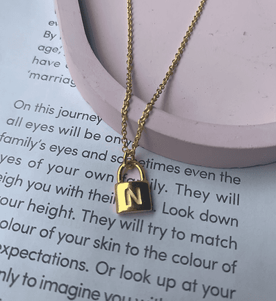 Lock Necklace : AJJSS0218