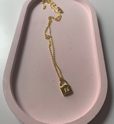Lock Necklace : AJJSS0218
