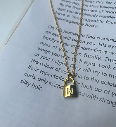 Lock Necklace : AJJSS0218