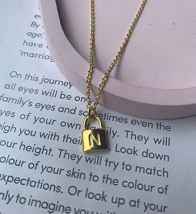 Lock Necklace : AJJSS0218