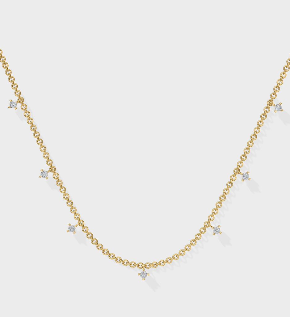 Drop Diamond Necklace : AJJSS0219