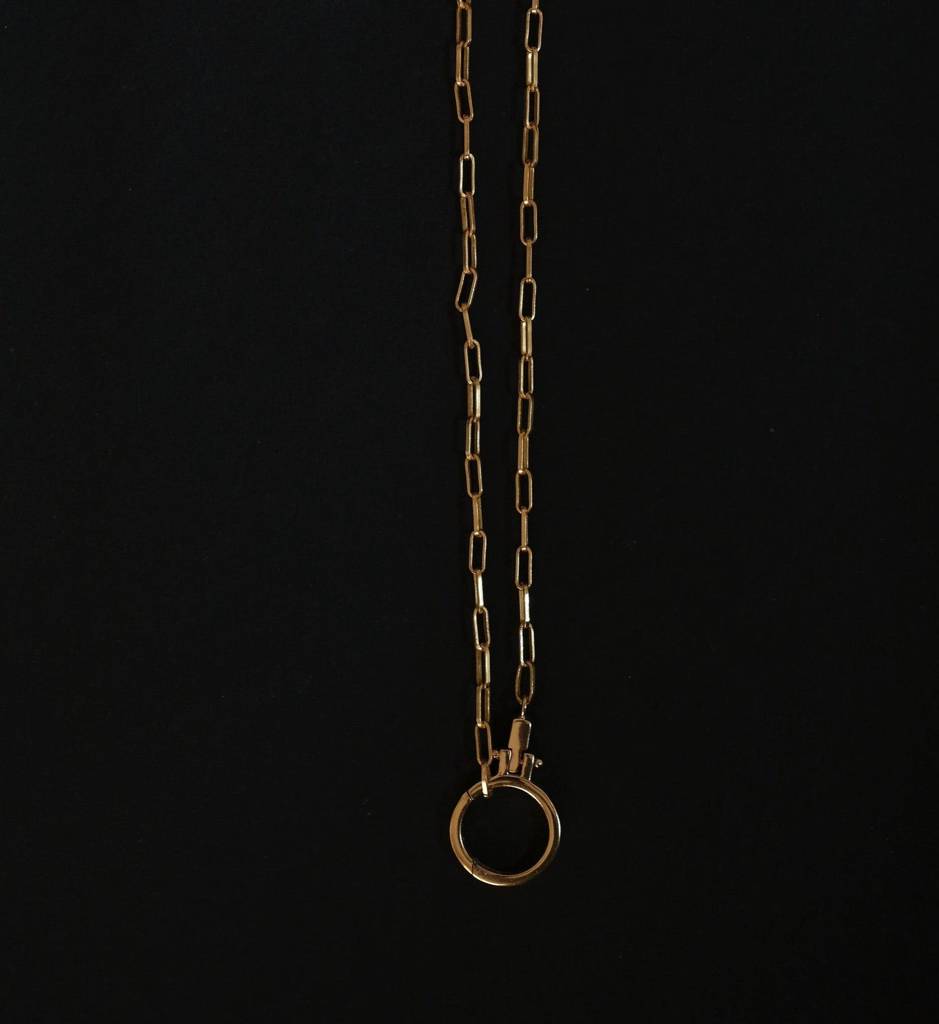 Open Lock Necklace : AJJSS0231