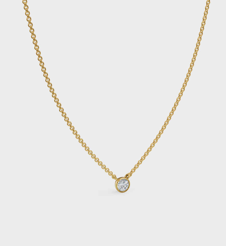 Solo Diamond Necklace : AJJSS0246