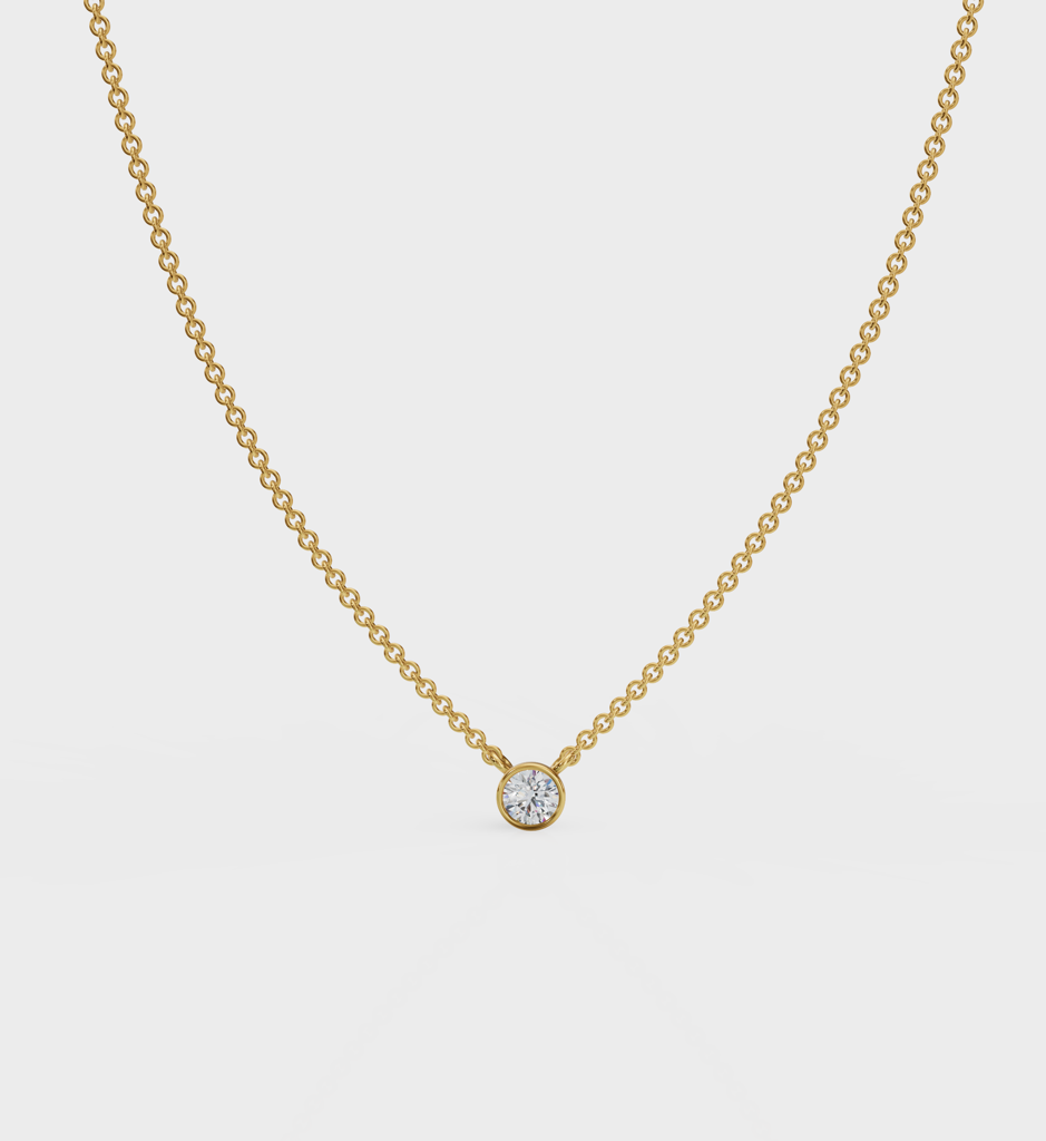 Solo Diamond Necklace : AJJSS0246