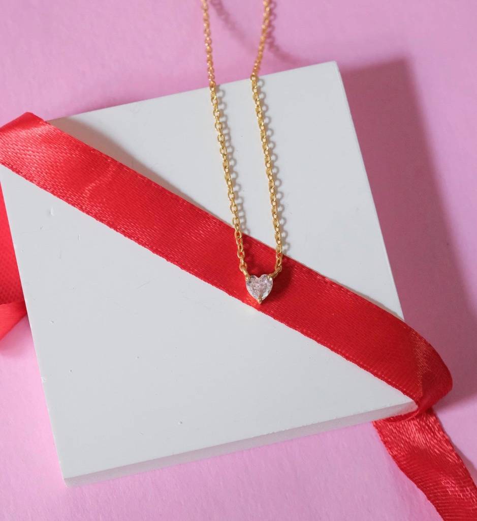 Heart Diamond Necklace : AJJSS0247