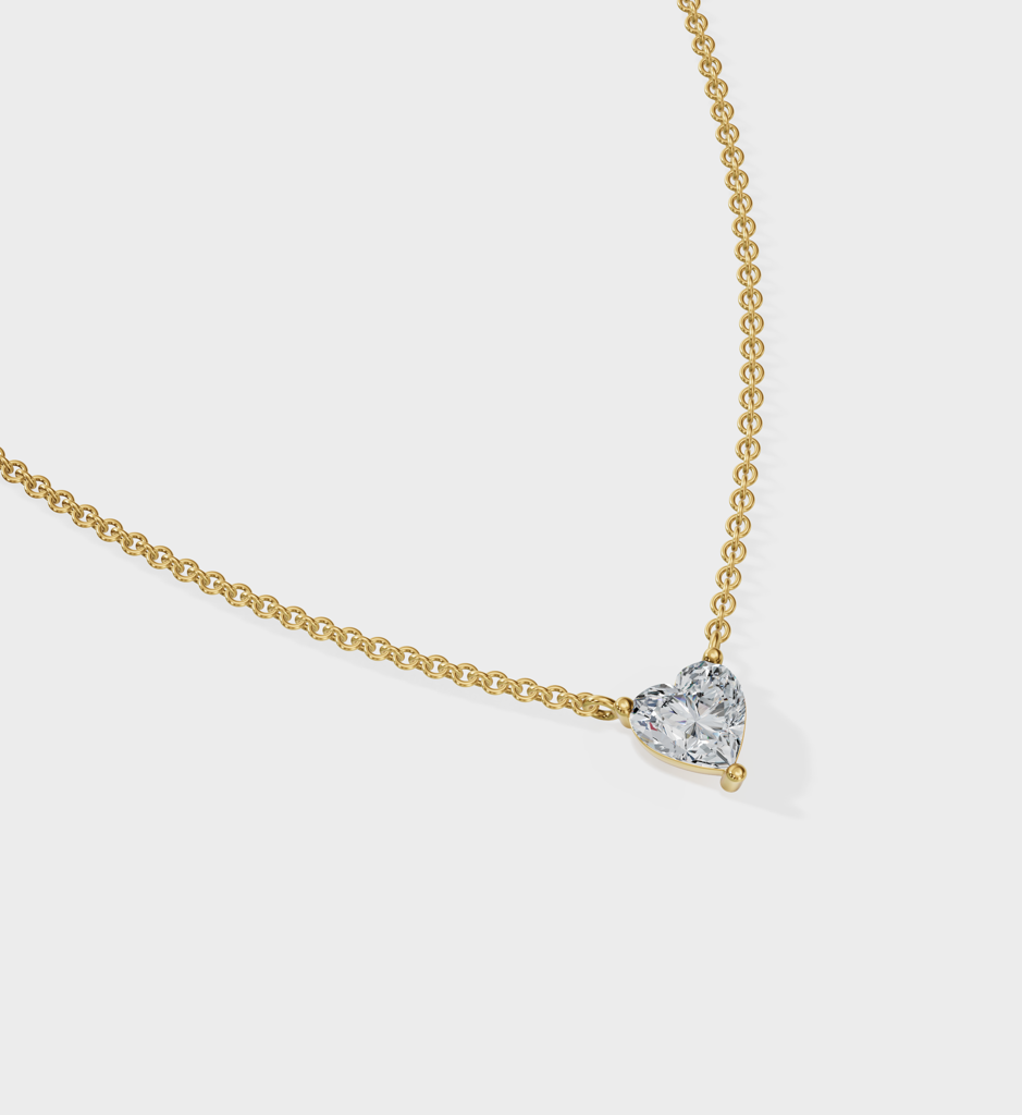 Heart Diamond Necklace : AJJSS0247