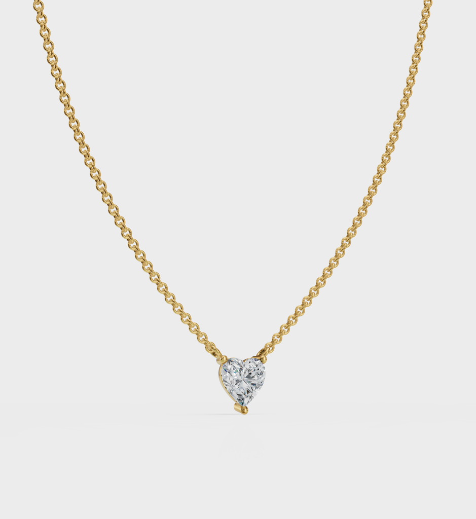Heart Diamond Necklace : AJJSS0247