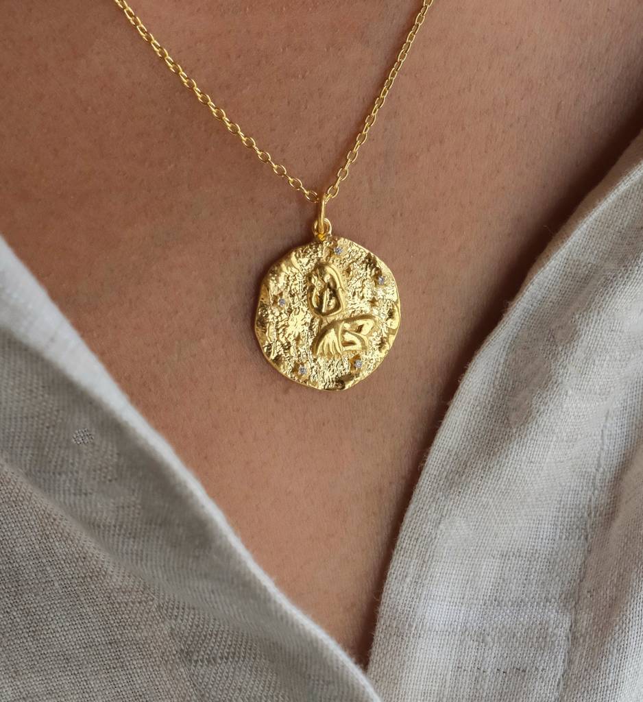 Virgo Zodiac Necklace : AJJSS0256