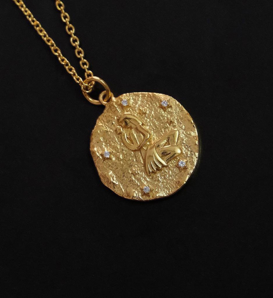 Virgo Zodiac Necklace : AJJSS0256