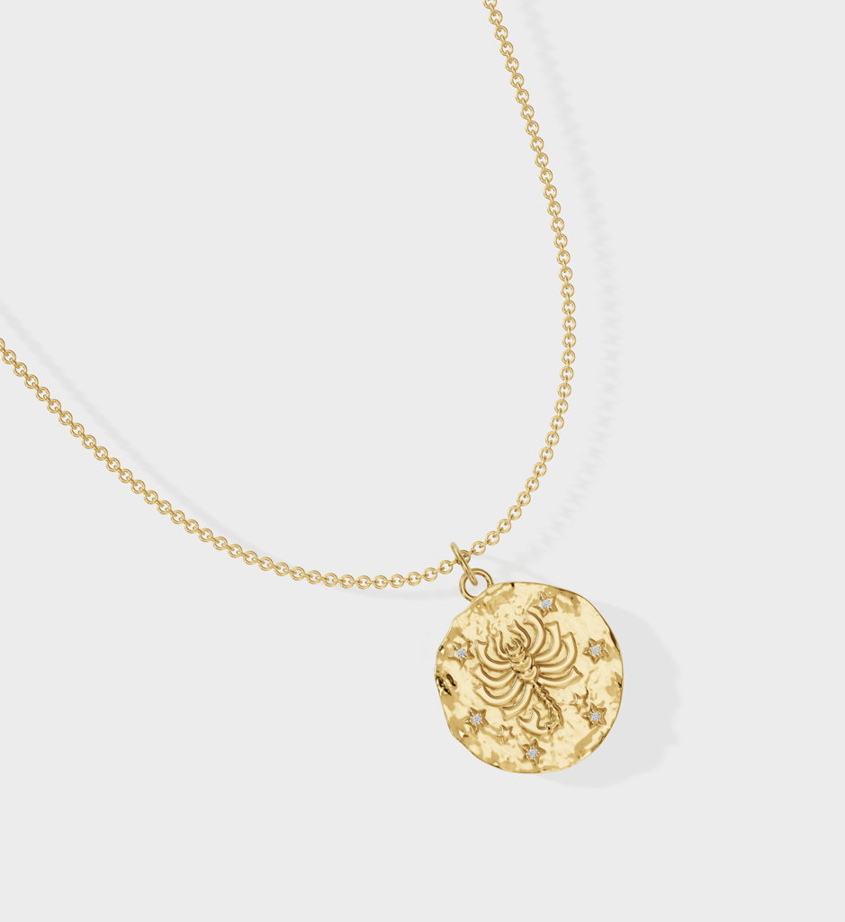 Scorpio Zodiac Necklace : AJJSS0258