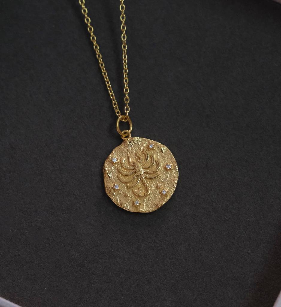 Scorpio Zodiac Necklace : AJJSS0258