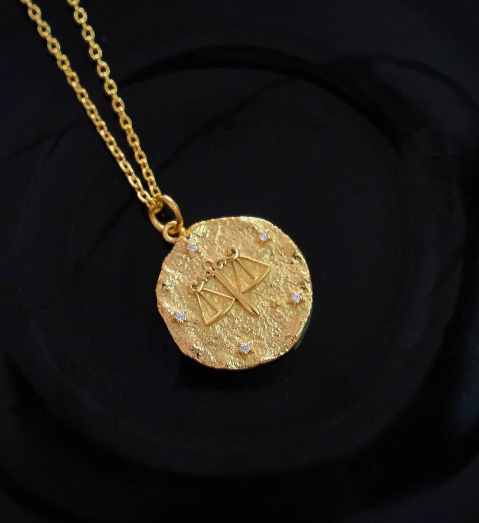 Libra Zodiac Necklace : AJJSS0261
