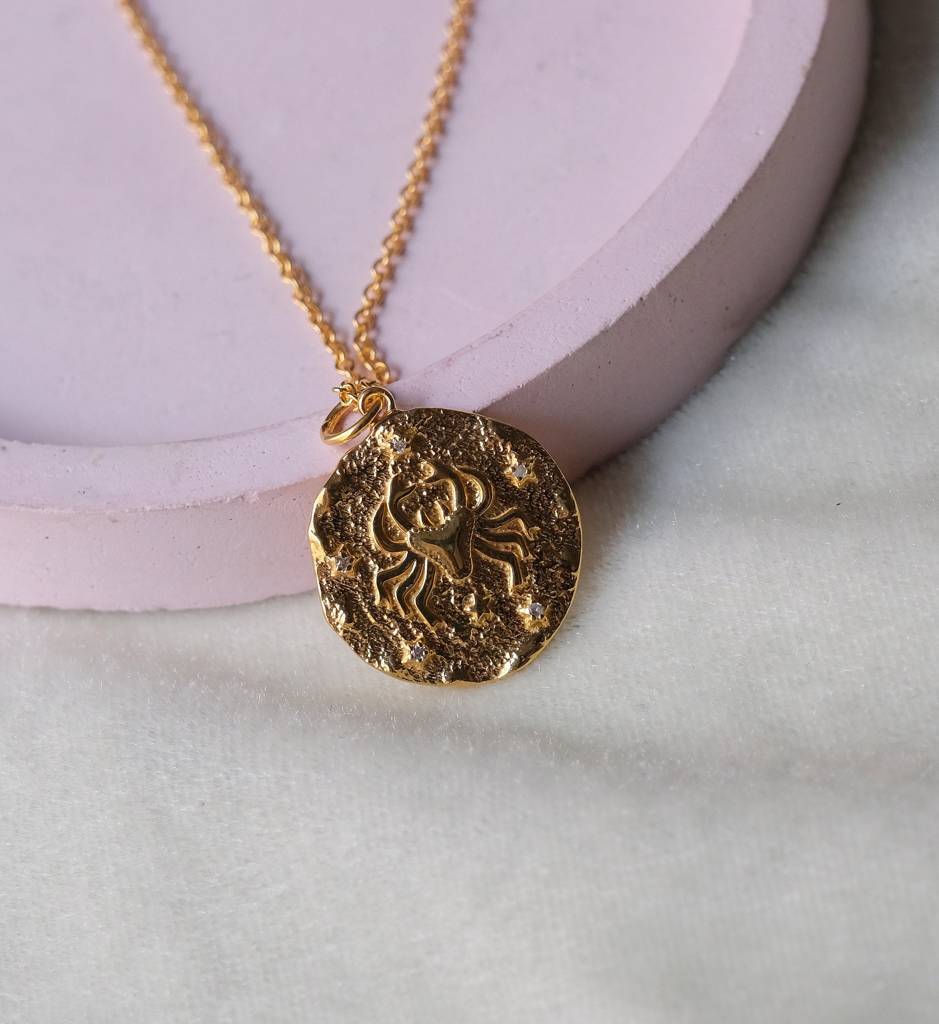 Cancer Zodiac Necklace : AJJSS0265