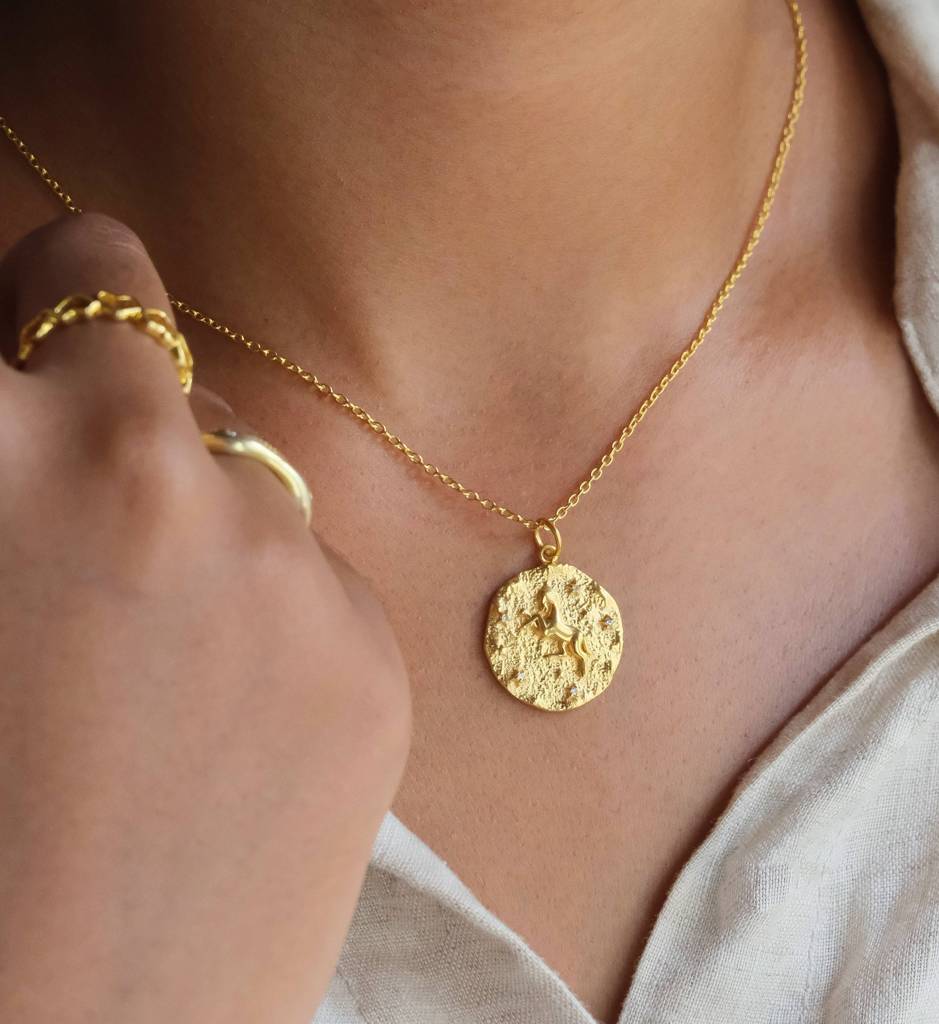 Aries Zodiac Necklace : AJJSS0266