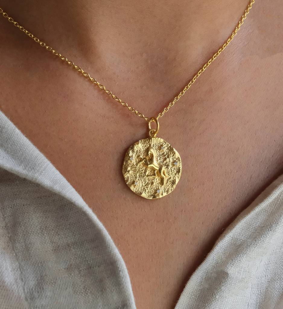 Aries Zodiac Necklace : AJJSS0266