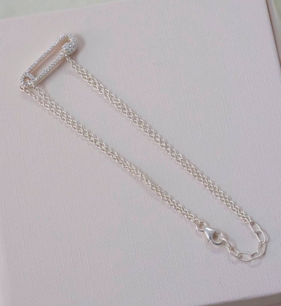 Dazzle Safety Pin Bracelet : AJJSS0306