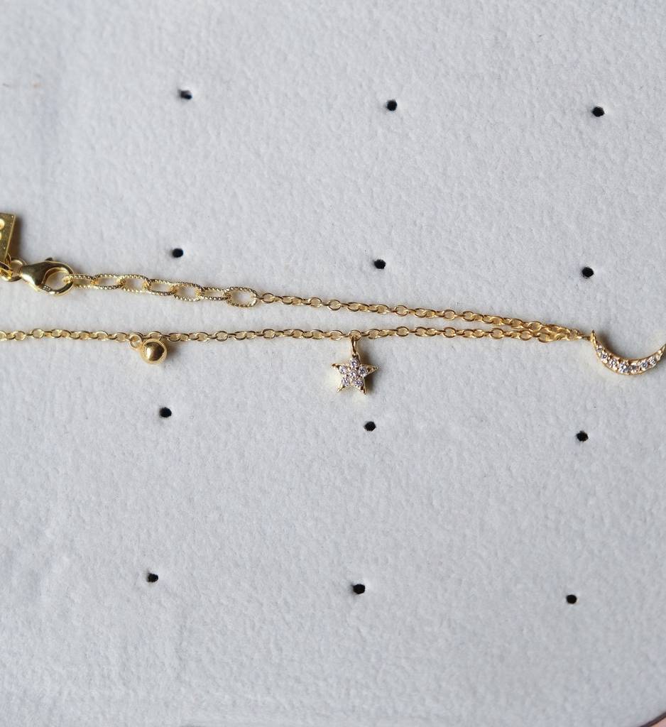 Star Moon Sun Bracelet : AJJSS0319