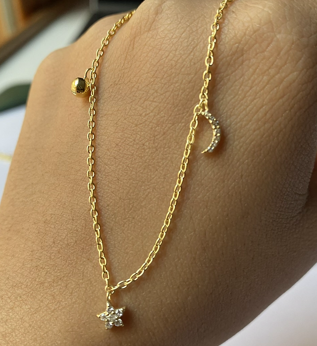 Star Moon Sun Bracelet : AJJSS0319