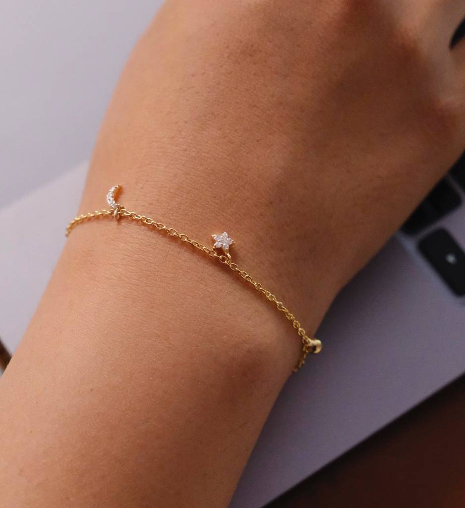 Star Moon Sun Bracelet : AJJSS0319