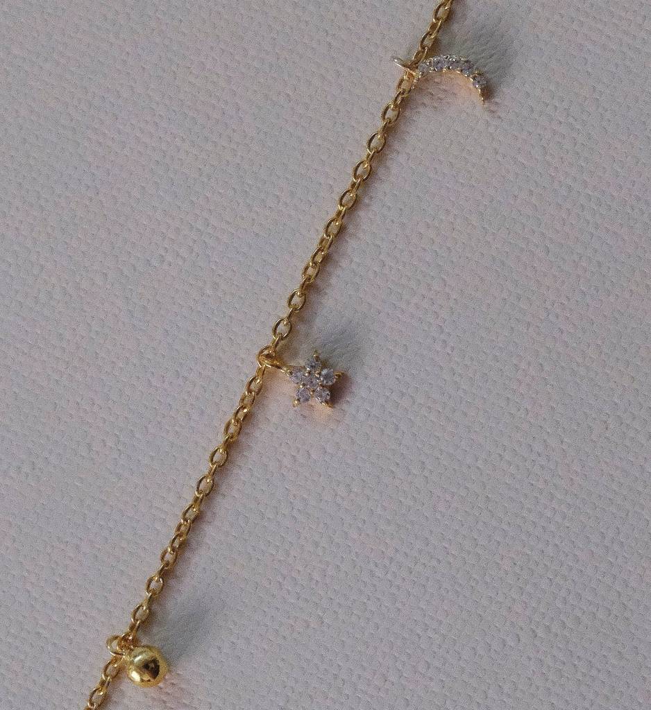 Star Moon Sun Bracelet : AJJSS0319