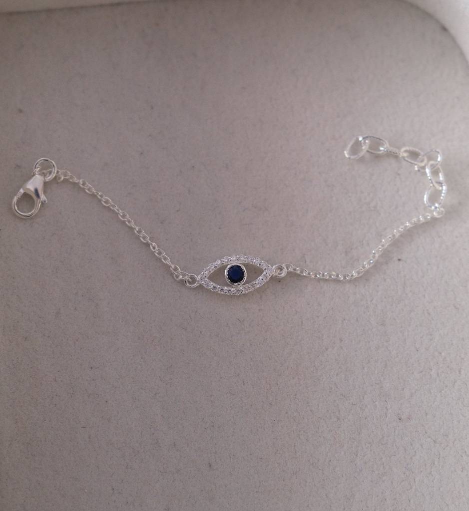 Blue Evil Eye Bracelet : AJJSS0320