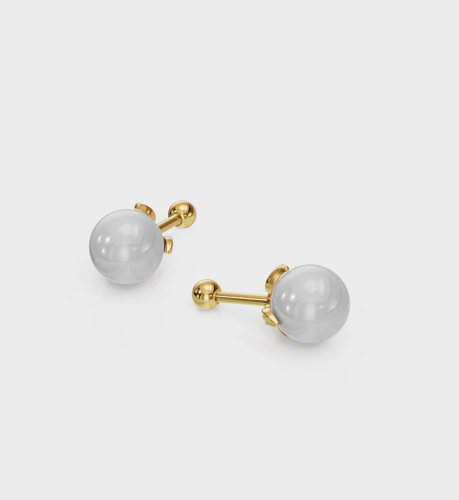 Perle Studs : AJJSS0366