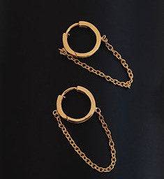 Chained Small Huggie : AJJSS0379