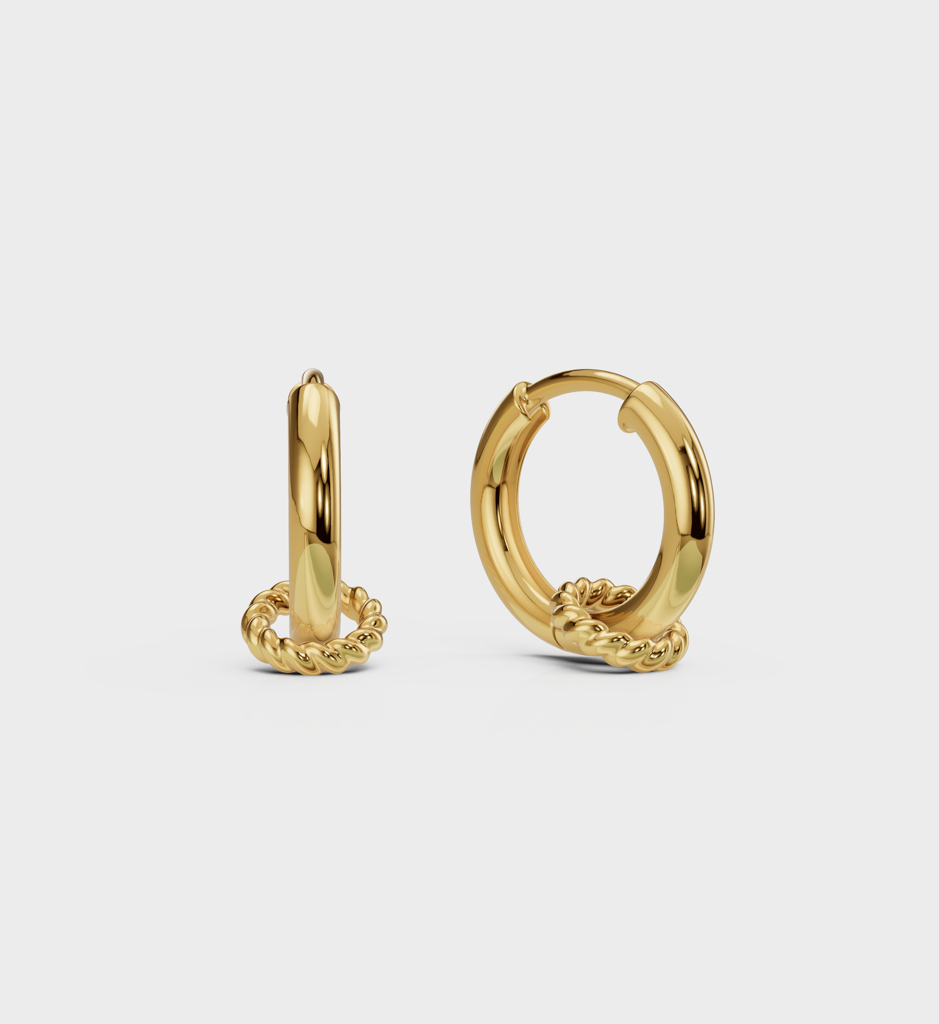 Hoops La Hoop Huggie : AJJSS0385