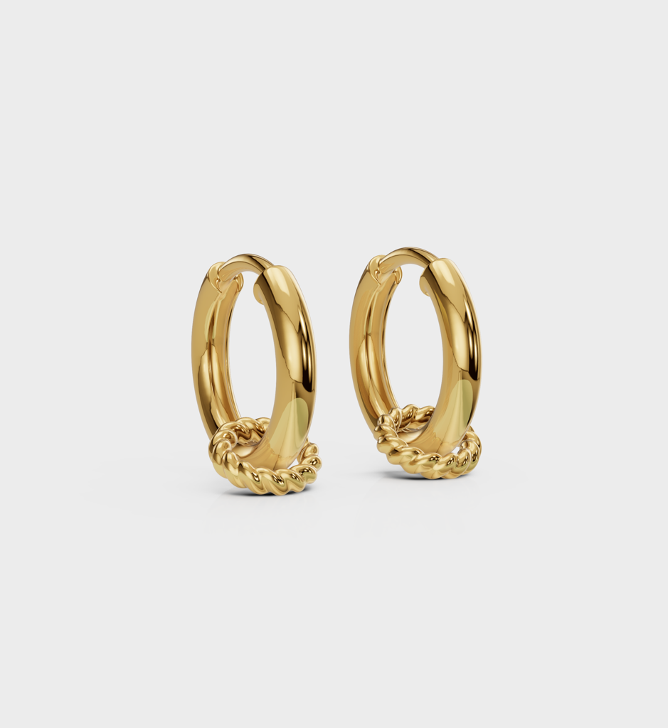 Hoops La Hoop Huggie : AJJSS0385