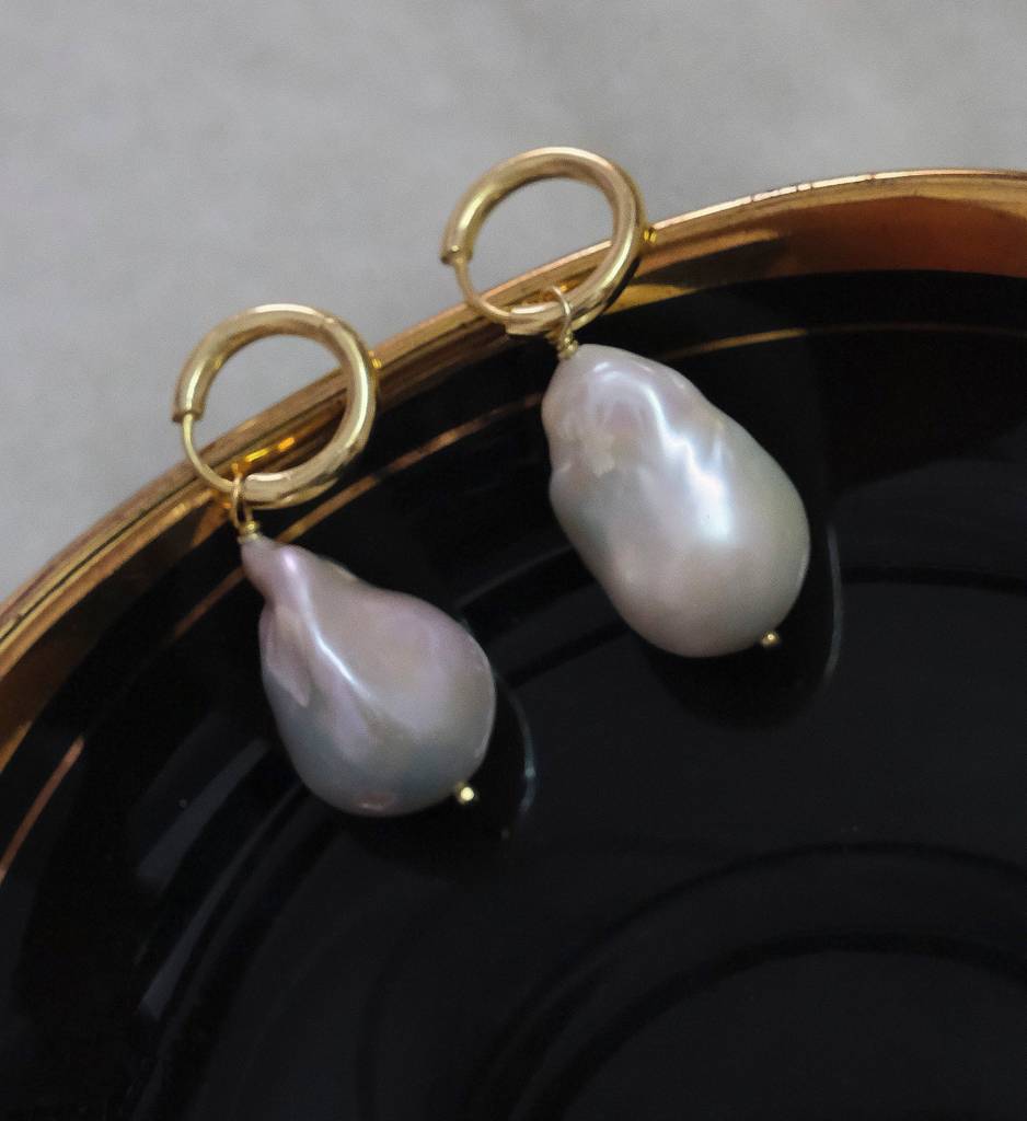 Perle Baroque Hoops : AJJSS0396