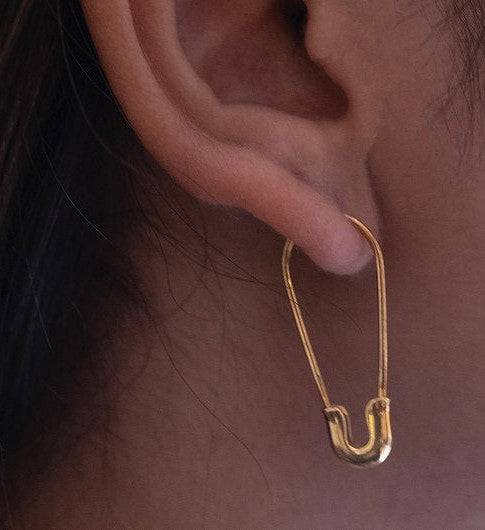 Safety Pin Earrings : AJJSS0412