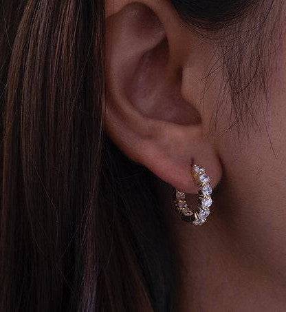 Small Round Hoop Earring : AJJSS0438