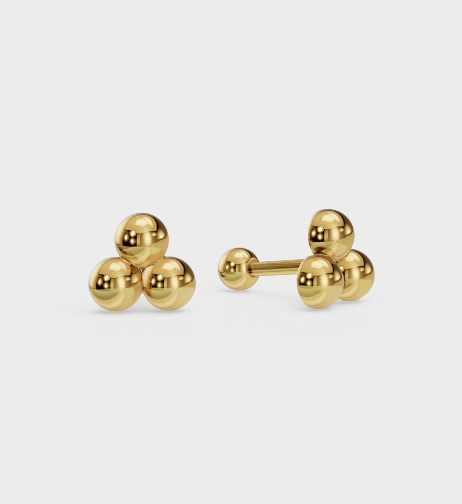 Trio Ball Studs : AJJSS0597