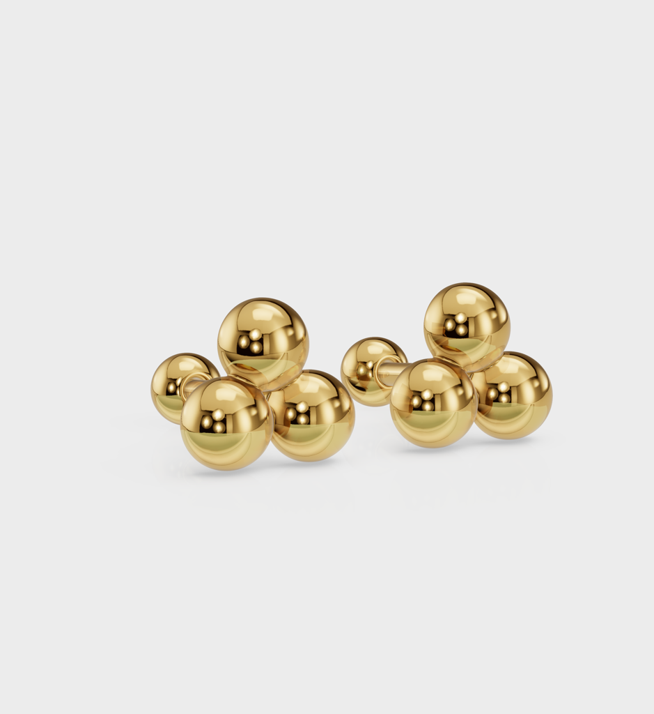 Trio Ball Studs : AJJSS0597