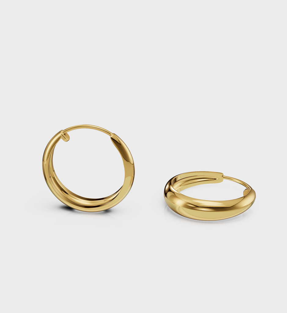 Half Cut Hoops : AJJSS0654