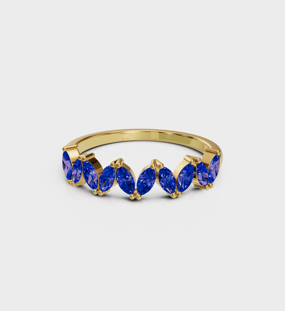 Sapphire Marquise Band : AJJSS0710