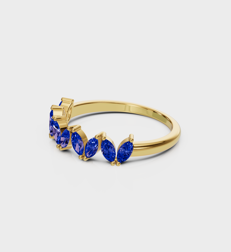 Sapphire Marquise Band : AJJSS0710