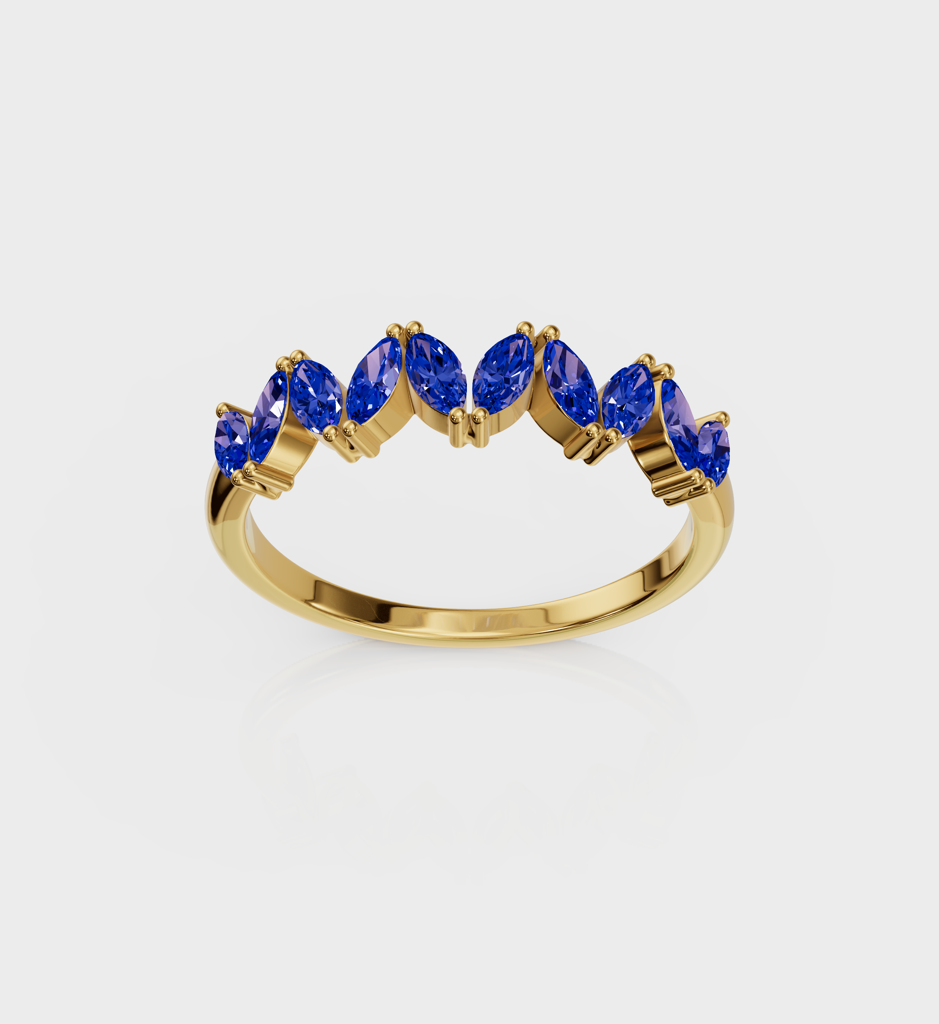 Sapphire Marquise Band : AJJSS0710