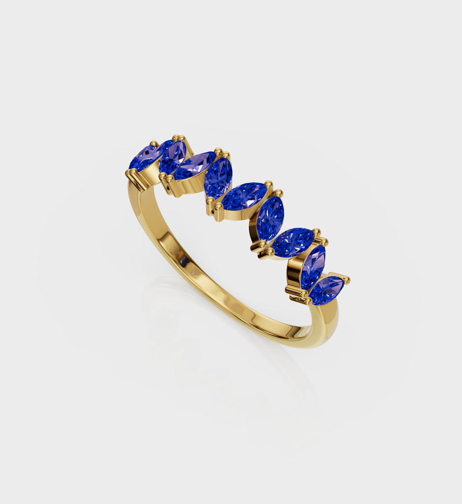 Sapphire Marquise Band : AJJSS0710