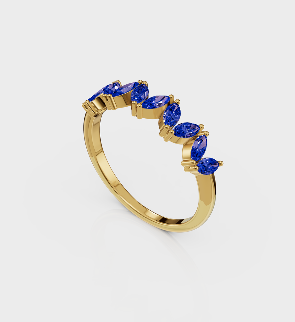 Sapphire Marquise Band : AJJSS0710