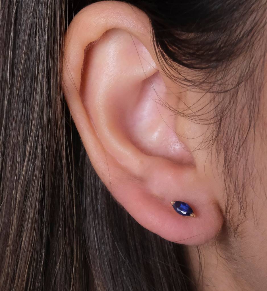 Sapphire Marquise Studs : AJJSS0727